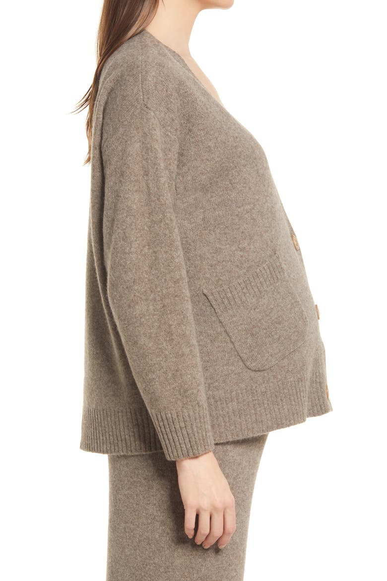 Renee Sweater Cardigan, Alternate, color, CAMEL