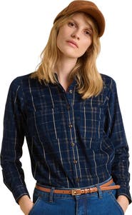 Brakeburn Frances Long Sleeve Checked Shirt