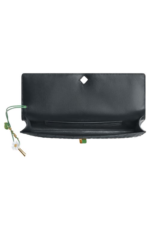 Bottega Veneta Long Andiamo Flower Leather East/west Clutch