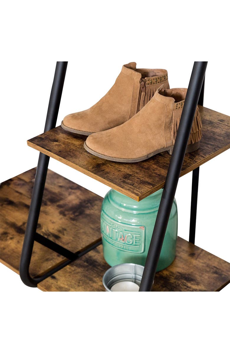 HONEY-CAN-DO Rustic Z-Frame Wardrobe, Alternate, color,