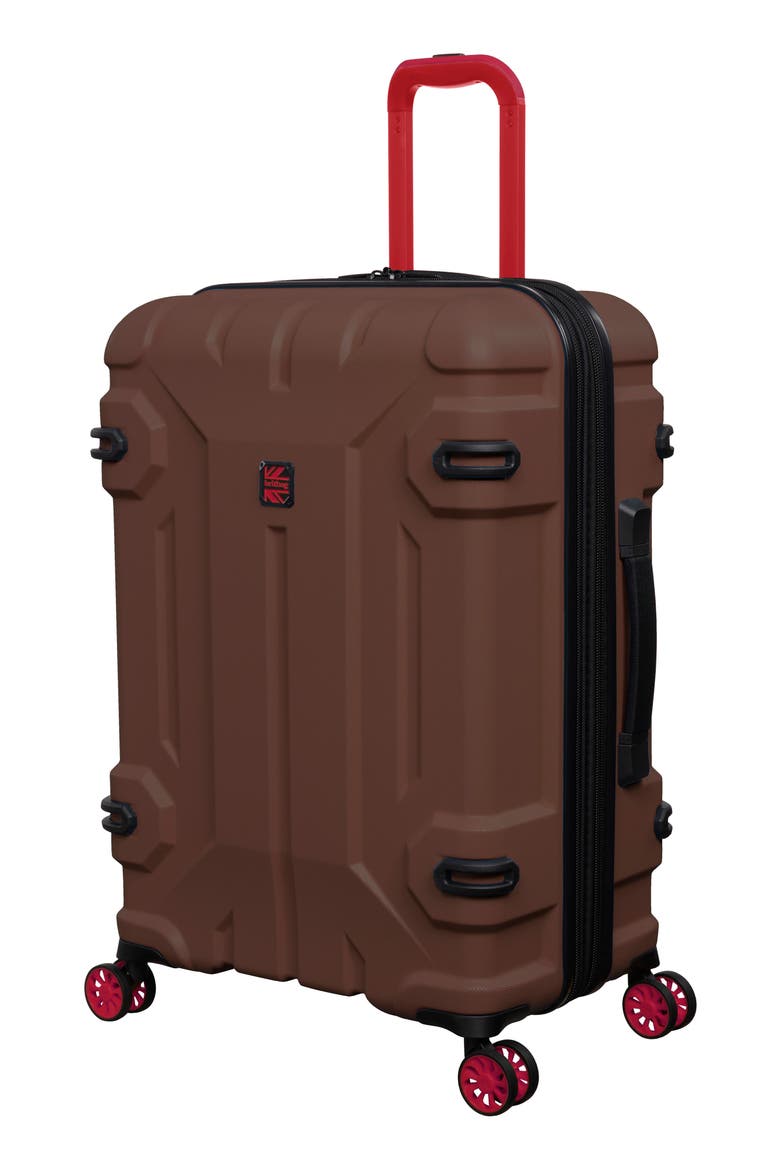 Shielding 21-Inch Hardside Spinner Suitcase, Main, color, SHAVED CHOCOLATE