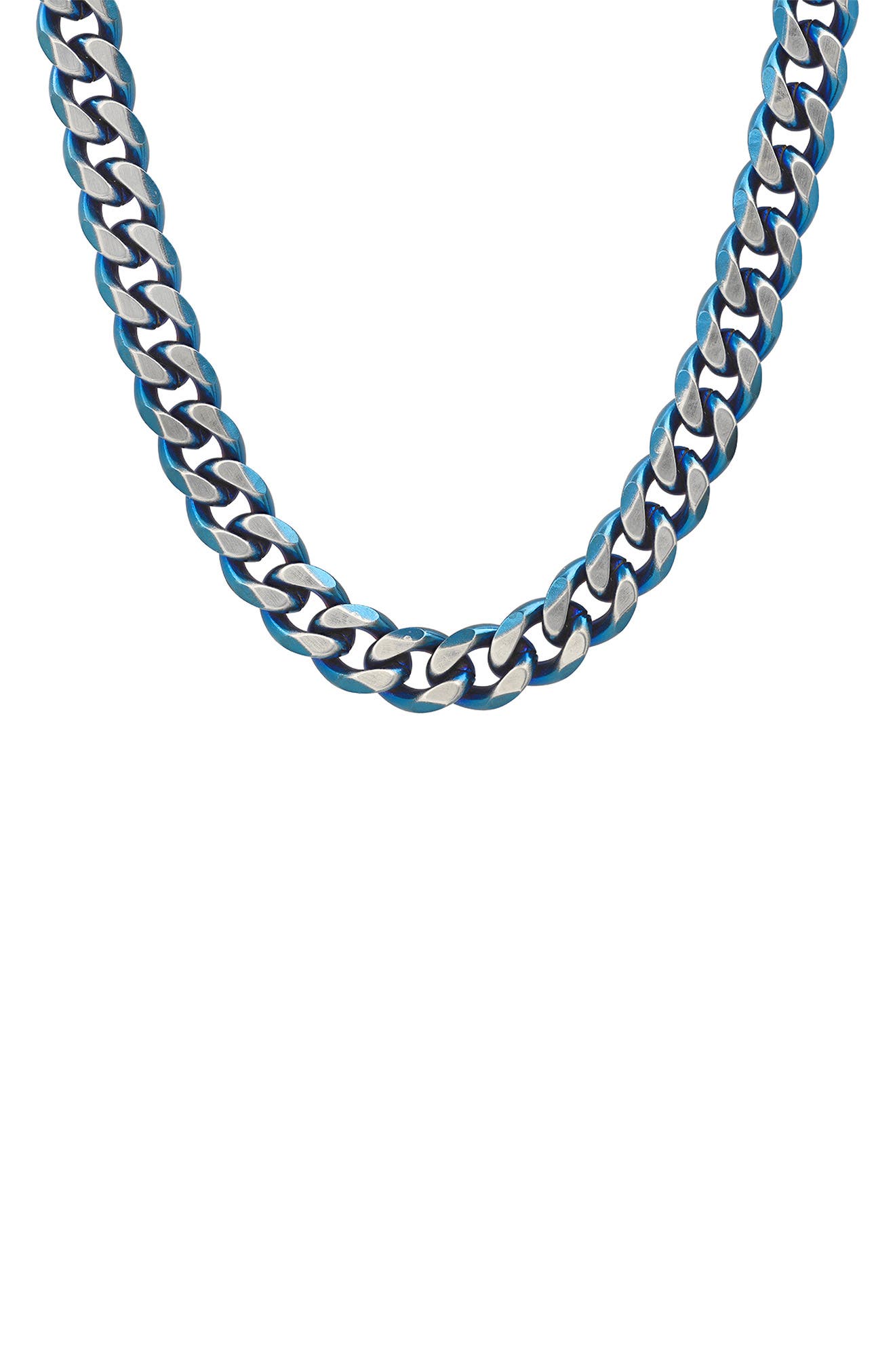 STEELTIME HMY JEWELRY Stainless Steel Cuban Link Necklace
