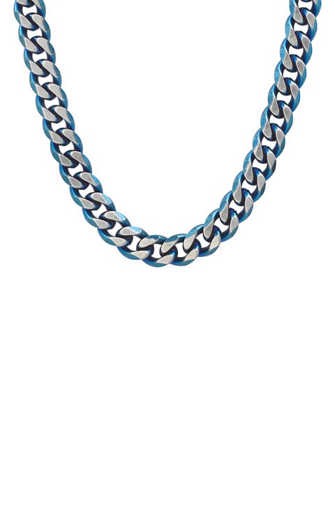 HMY JEWELRY Stainless Steel Cuban Link Necklace