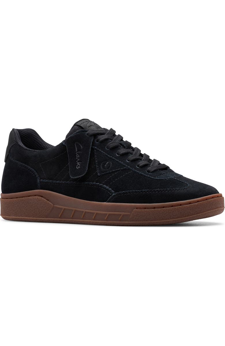 Clarks<sup>®</sup> CraftRally Ace Sneaker, Main, color, Black Suede