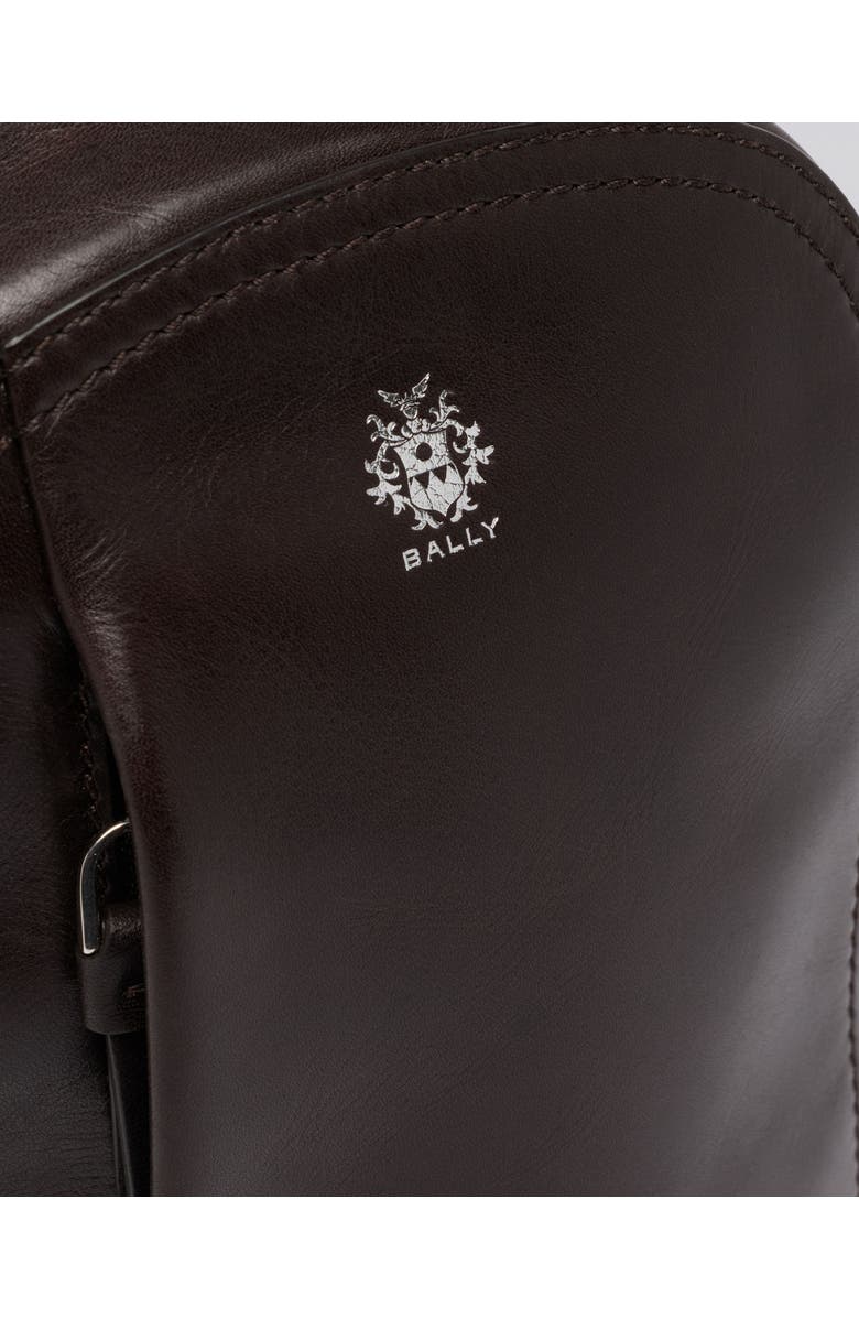 Bally Ray Sling Bag in Leather, Alternate, color, Brown