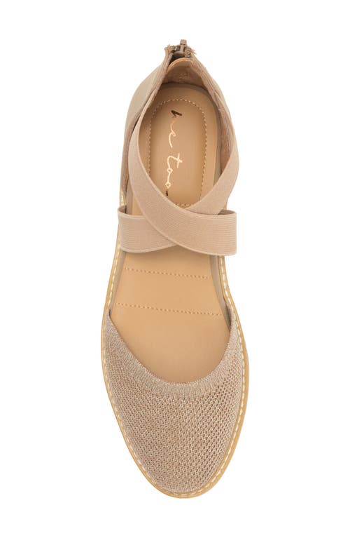 Me Too Adria Closed Toe Wedge Sandal In Brown