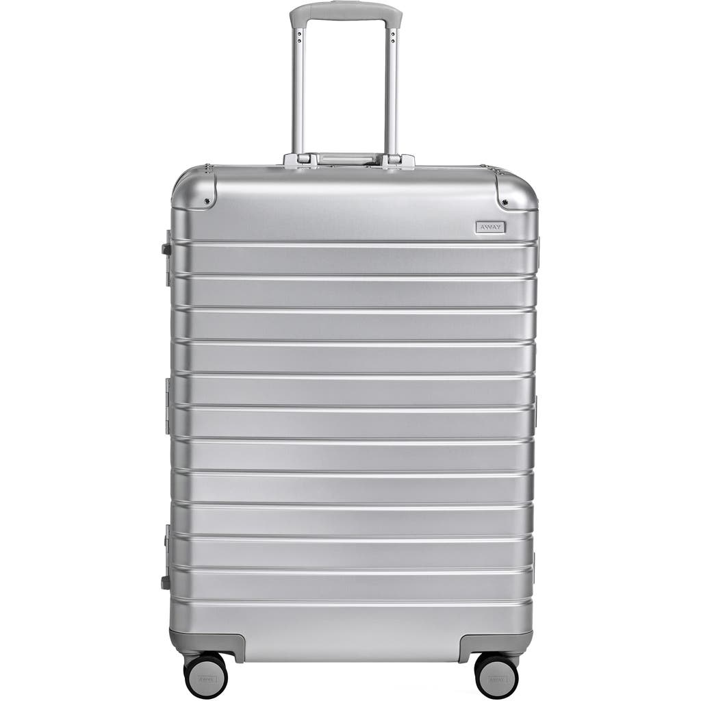 Away The Large Suitcase: Aluminum Edition in Silver at Nordstrom