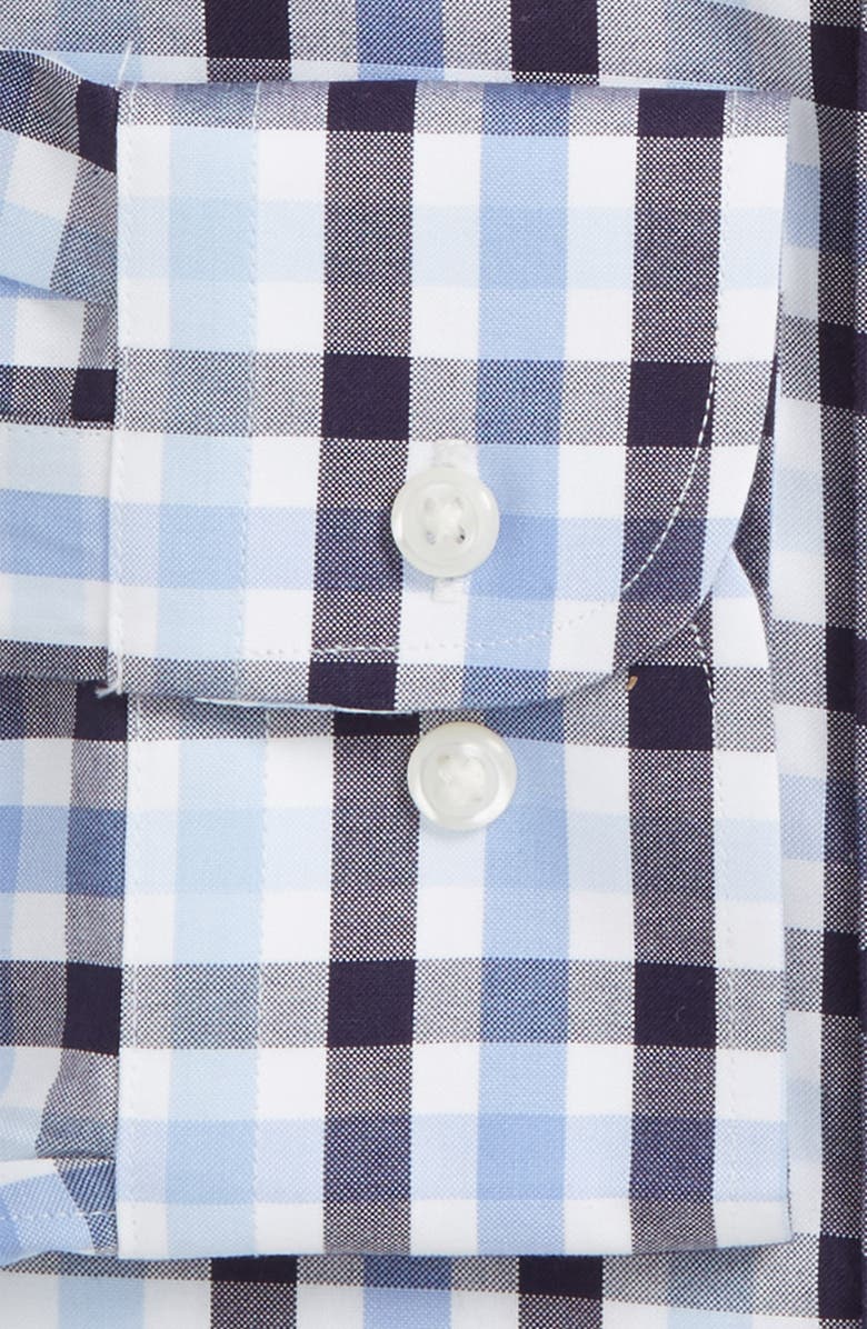 NORDSTROM MEN'S SHOP Smartcare<sup>™</sup> Trim Fit Check Dress Shirt, Alternate, color,