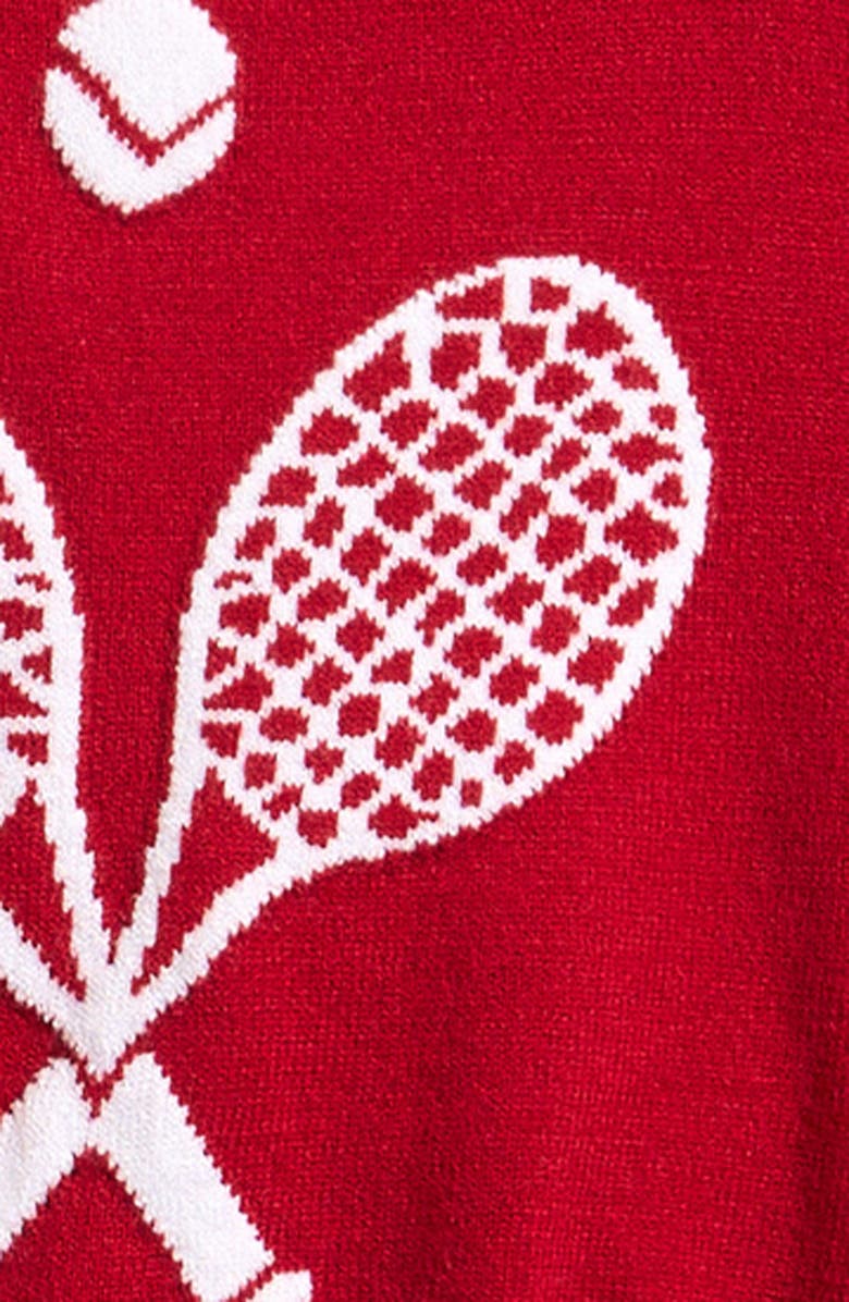 Freshman Kids' Knit Tennis Tank, Cardigan & Skirt Set, Alternate, color, 