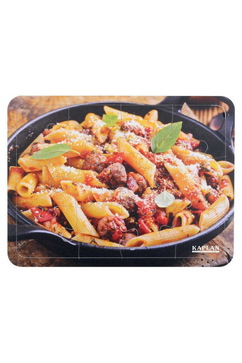 12-Piece Cultural Food Puzzles with Real Images - Set of 6, Alternate, color, Multicolor