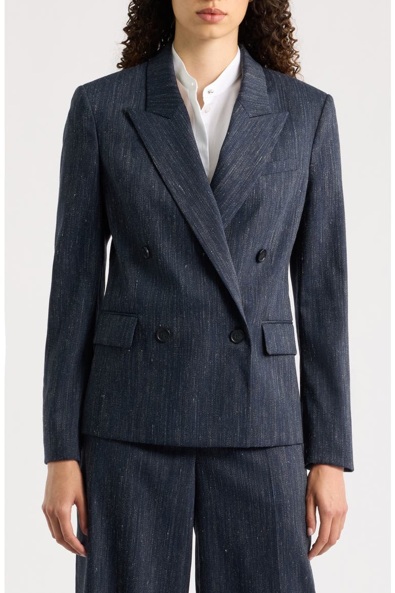 Jaleto Melange Virgin Wool Blend Blazer, Alternate, color, SKY CAPTAIN MELANGE