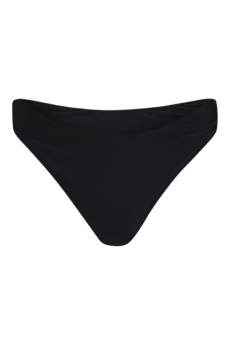 Gianna Brazilian Bikini Bottoms, Alternate, color, BLACK