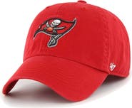 '47 Men's '47 Red Tampa Bay Buccaneers Franchise Logo Fitted Hat