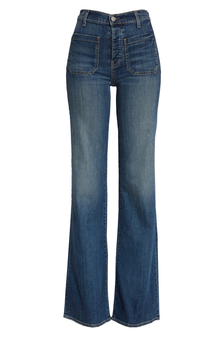 Florence Patch Pocket Jeans, Alternate, color, CLASSIC WASH