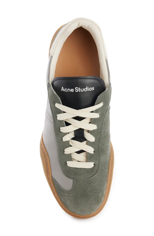 Acne Studios Low Top Sneaker In Multi Grey