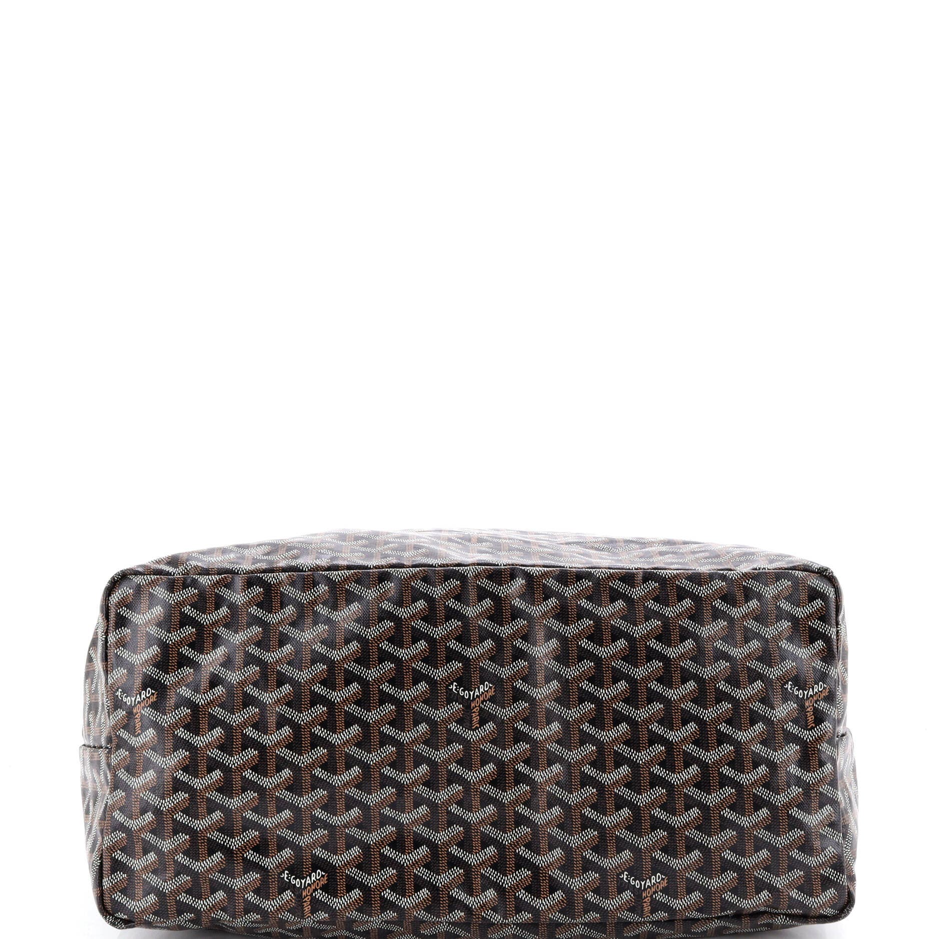 Pre-Owned Goyard Saint Louis Tote Coated Canvas GM, Alternate, color, Black