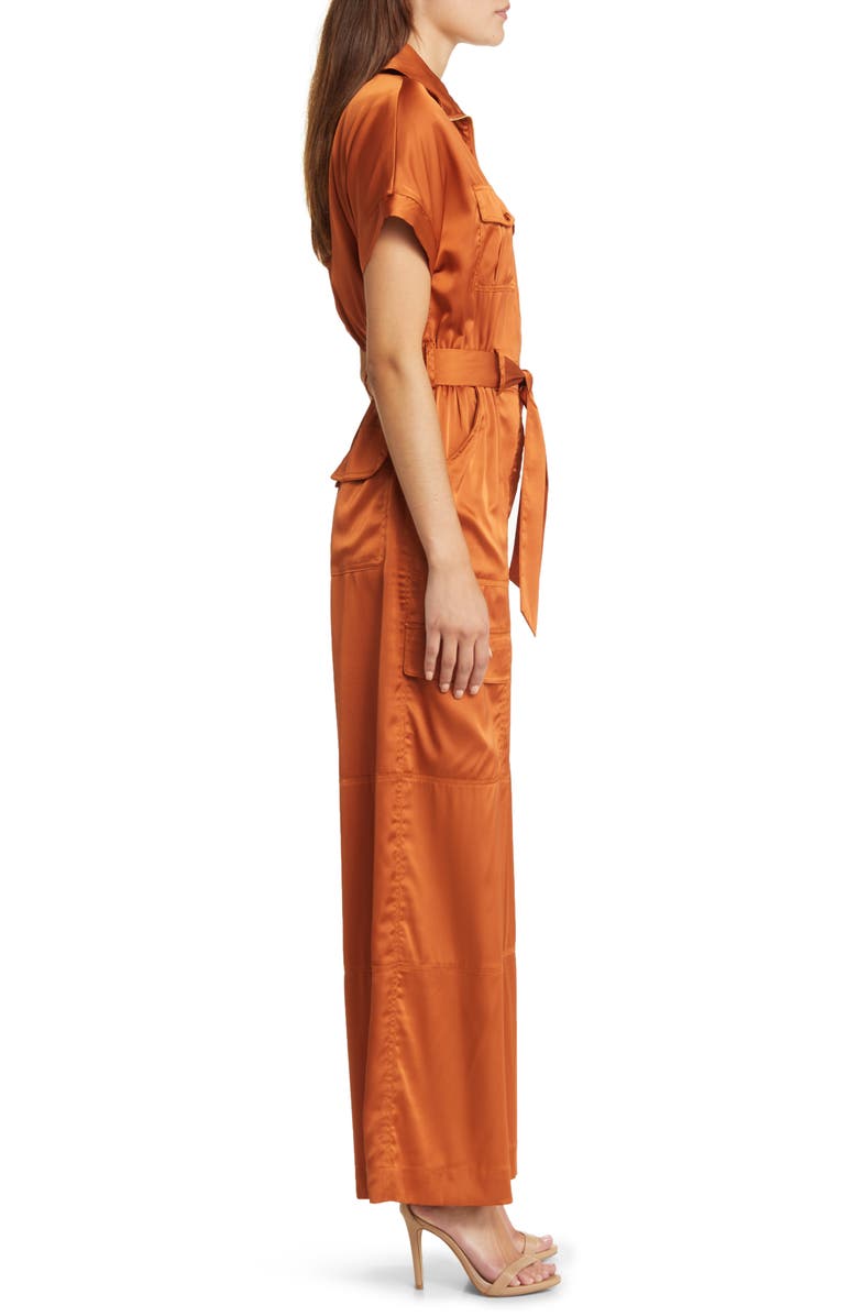 Hutch Kerrigan Satin Utility Jumpsuit, Alternate, color,