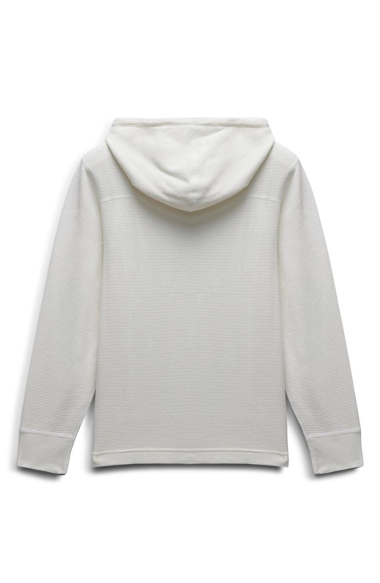 Reigning Champ Lightweight Cotton Blend Waffle Hoodie, Alternate, color, Championship White