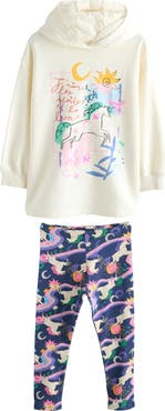NEXT Kids' Unicorn Hoodie & Leggings Set