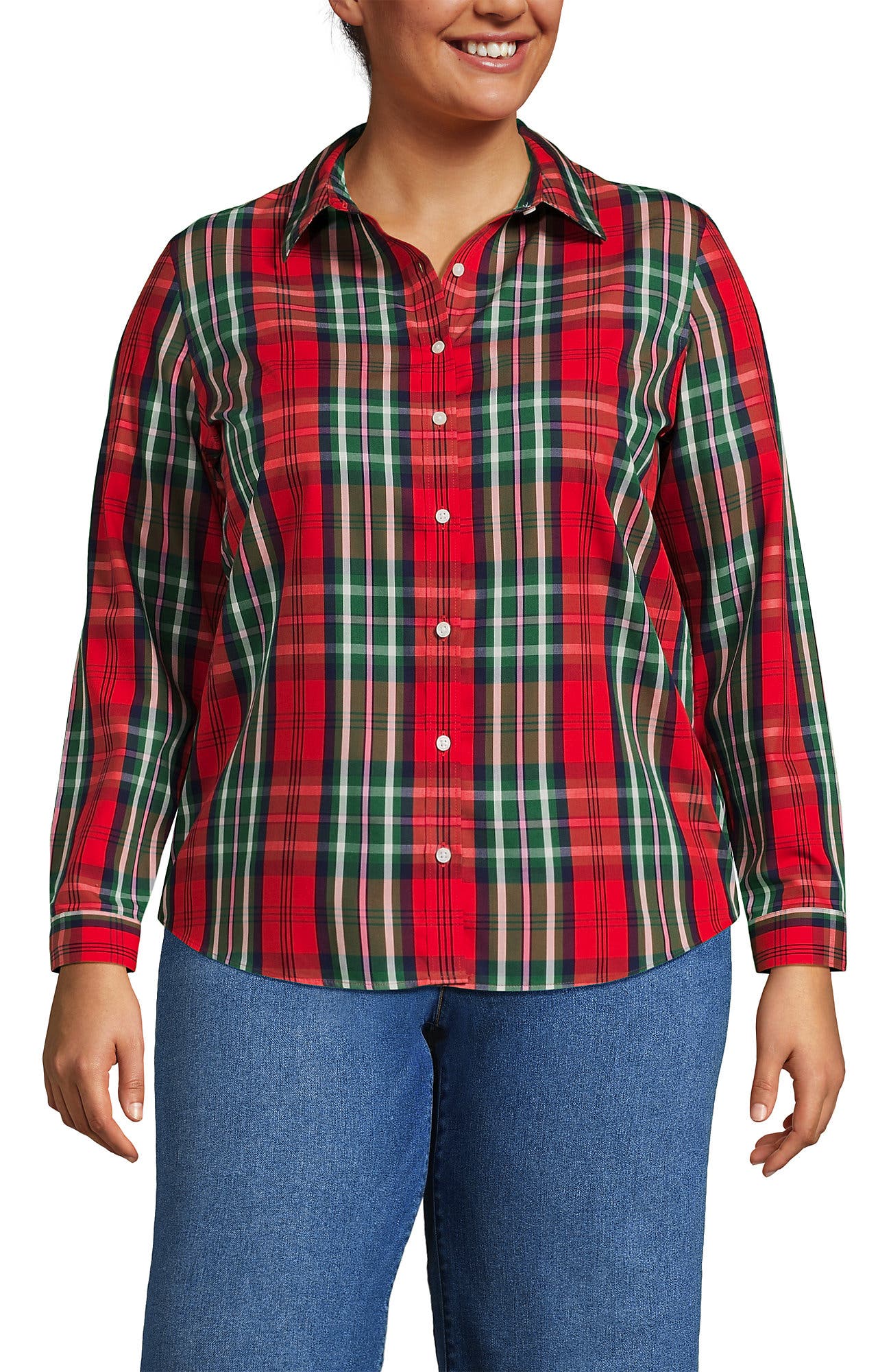 Compass Red/Emerald Plaid