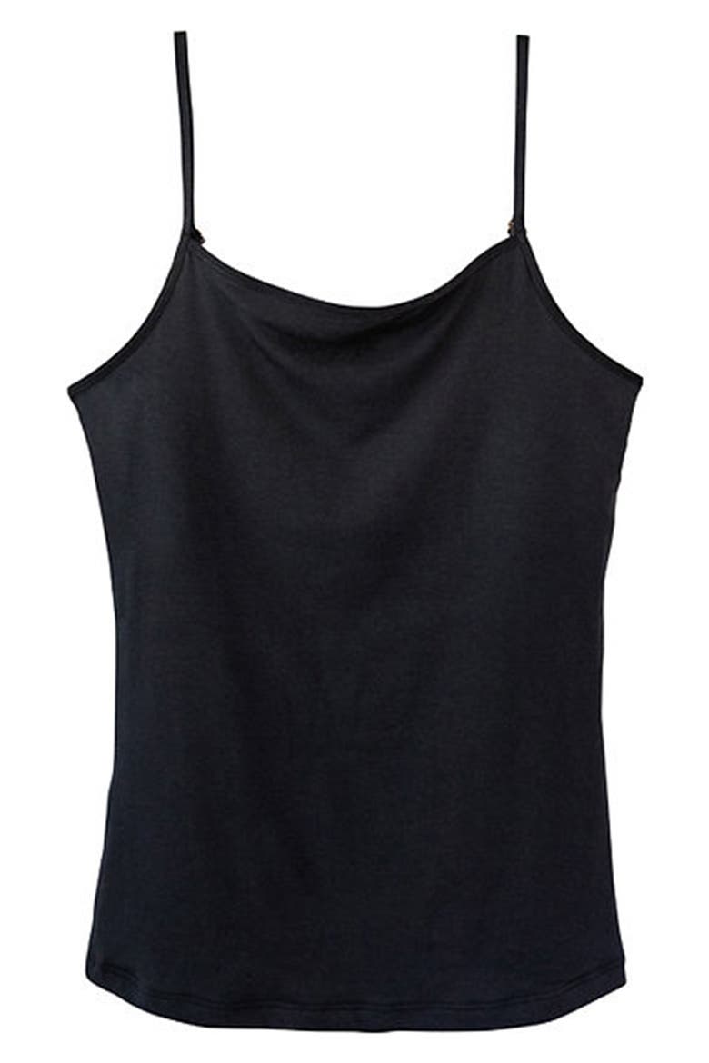Maia Camisole with Optional Internal Drain Pockets, Alternate, color, BLACK