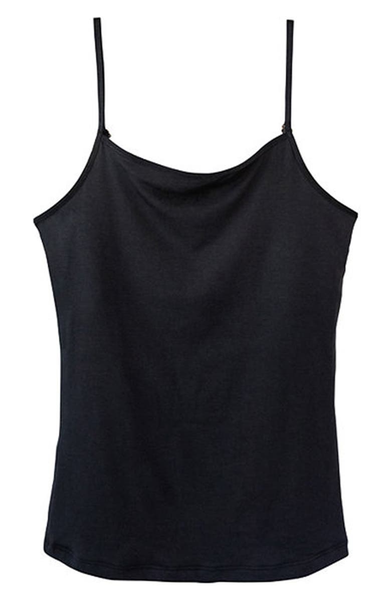 Everviolet Maia Camisole with Optional Internal Drain Pockets, Alternate, color, Black