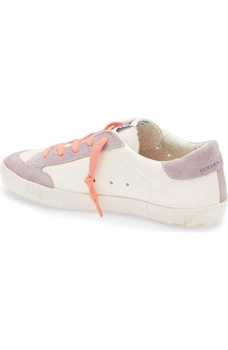Golden Goose Kids' Super-Star Penstar Classic Sneaker, Alternate, color, White/ Lilac/ Silver