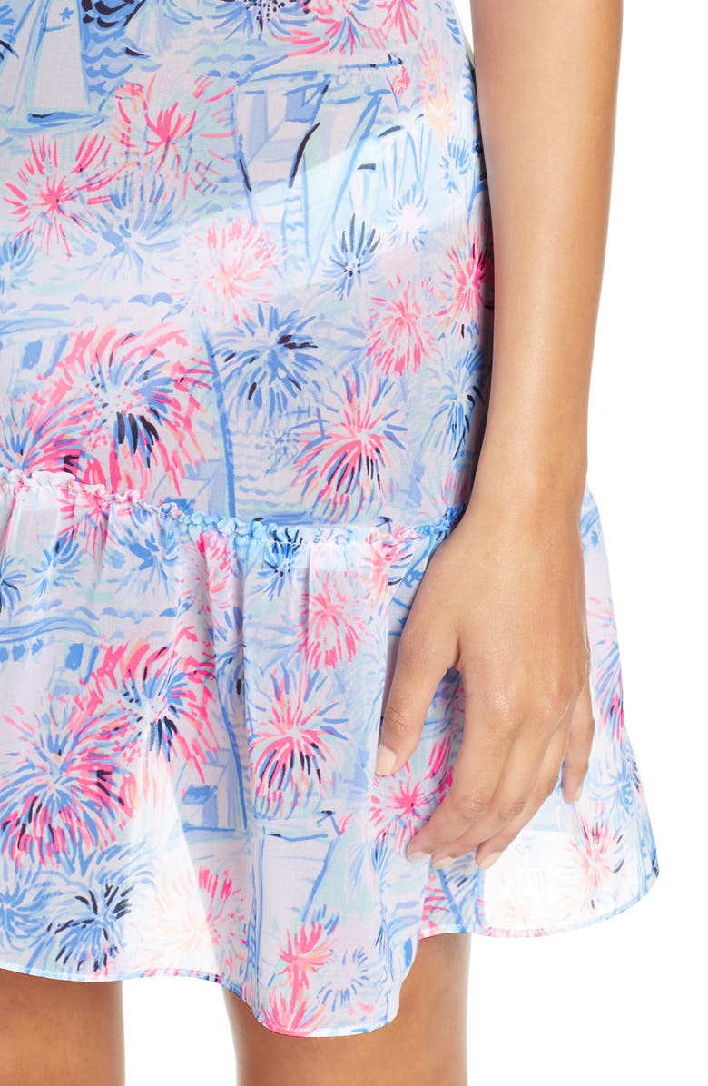 Lilly Pulitzer<sup>®</sup> Saline Cover-Up Mini Dress, Alternate, color, 