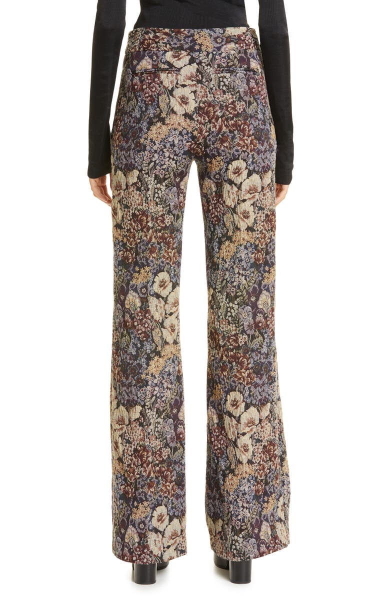 Smythe Floral Tapestry Wide Leg Trousers, Alternate, color, 