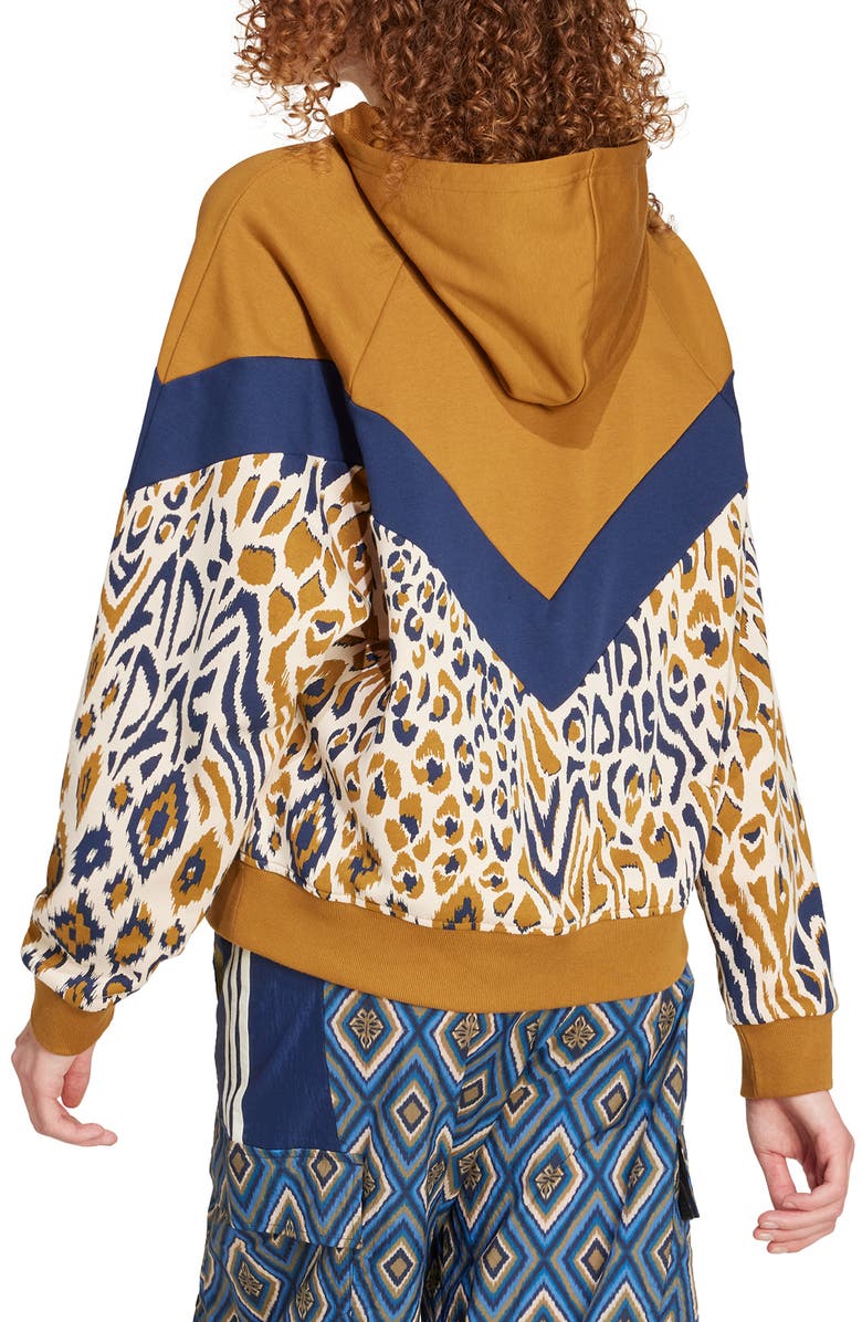 ADIDAS X FARM RIO Farm Cotton & Recycled Polyester Hoodie, Alternate, color,