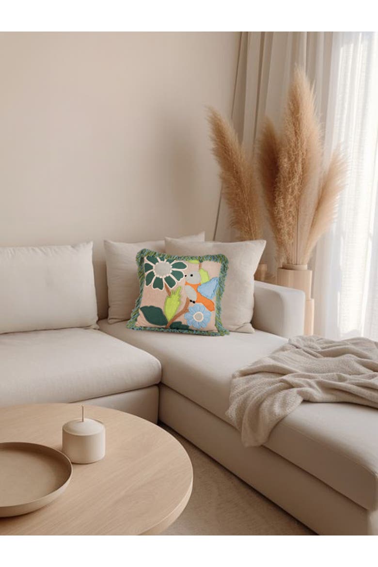 Palermo Throw Pillow Cover, Alternate, color, Green