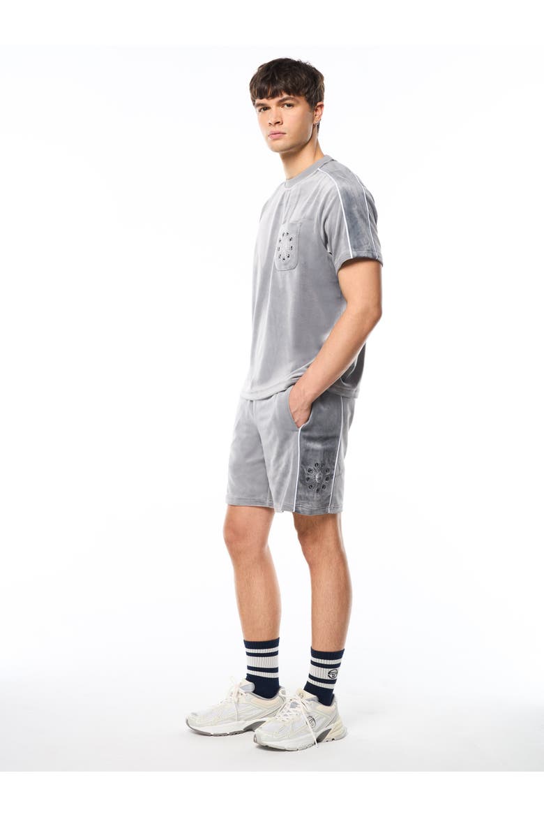 Cresta Velour Pocket T-Shirt, Alternate, color, SLEET