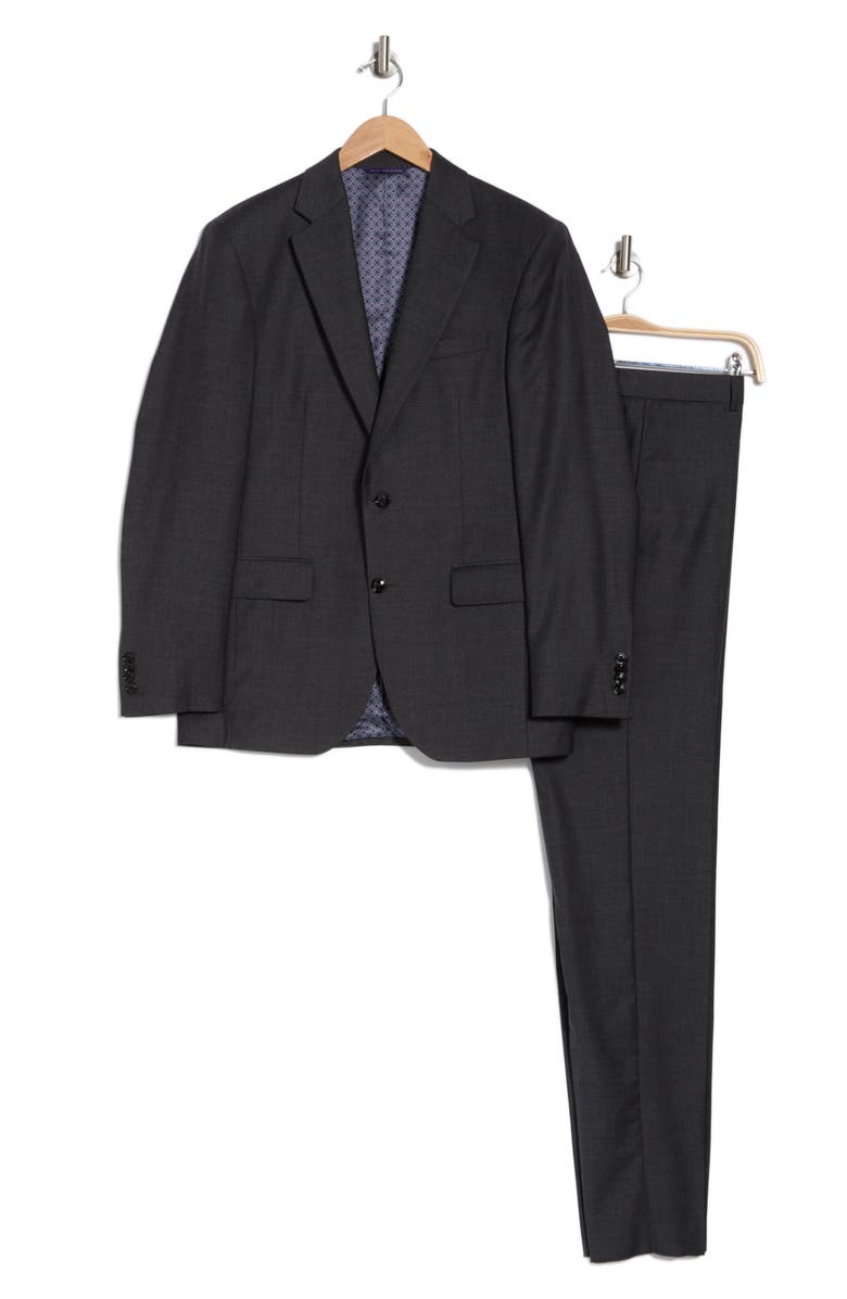 Ted Baker London Jarrow Plain Slim Fit Wool Suit, Main, color, 