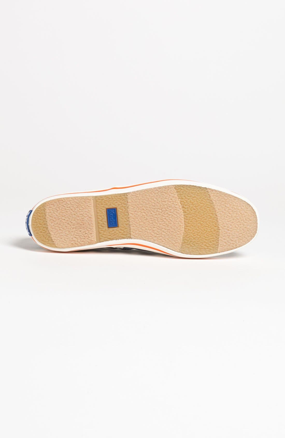 Keds® for kate spade new york 'kick' sneaker, Alternate, color, NAVY GINGHAM CANVAS