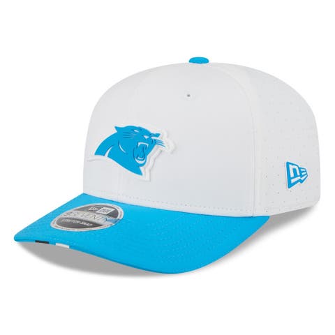 Men's New Era  White/Blue Carolina Panthers 2025 NFL Training Camp 9SEVENTY Adjustable Hat