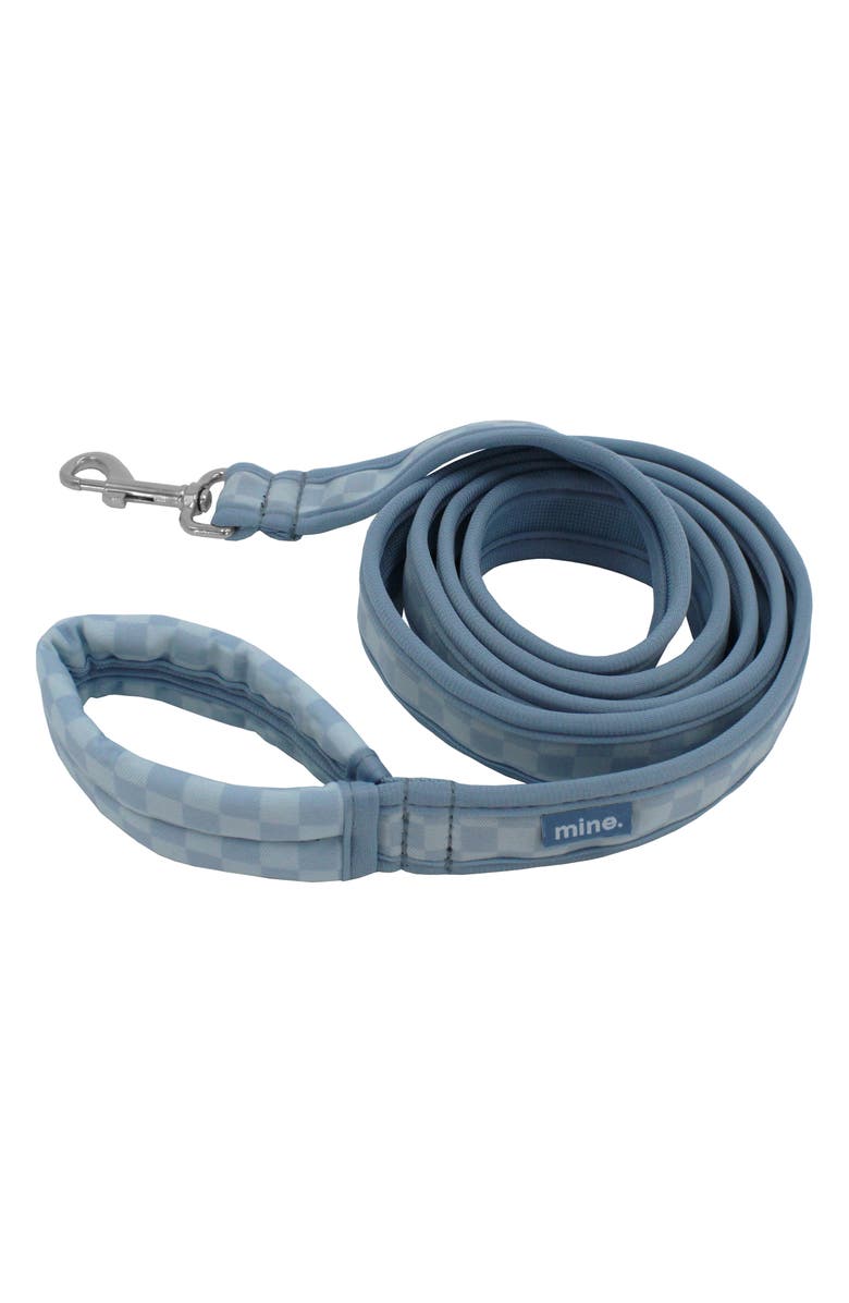 MYTAGALONGS Checkered Revival Dog Leash, Main, color, Blue