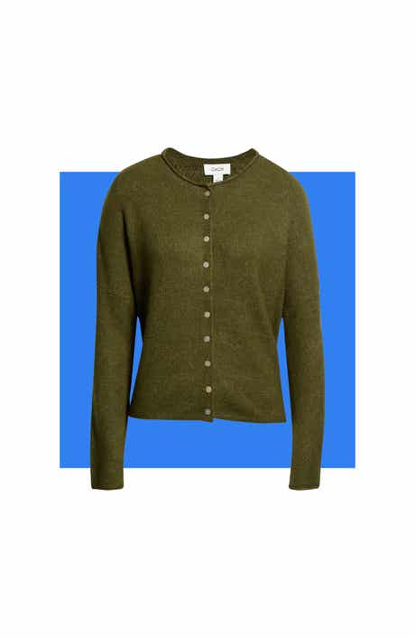 Roll Collar Cardigan