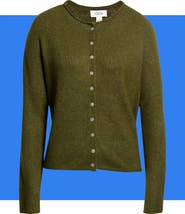CeCe Roll Collar Cardigan