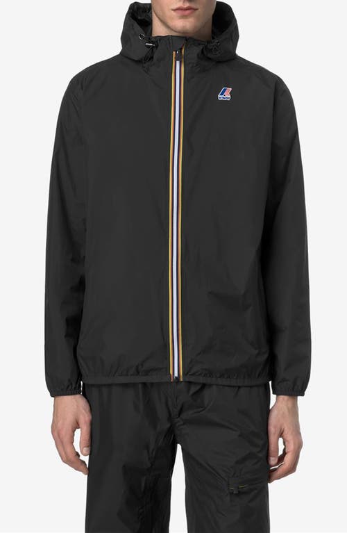 K-way Le Vrai 4.0 Claude Warm Water Repellent Jacket In Black Pure