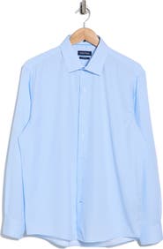 Nautica Slim Fit Geo Print Dress Shirt