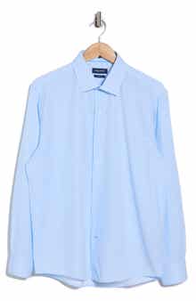 Nautica Slim Fit Geo Print Dress Shirt