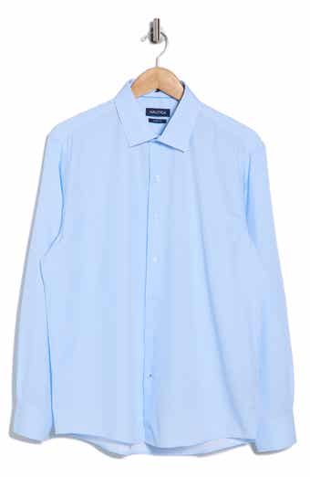 Nautica Slim Fit Geo Print Dress Shirt