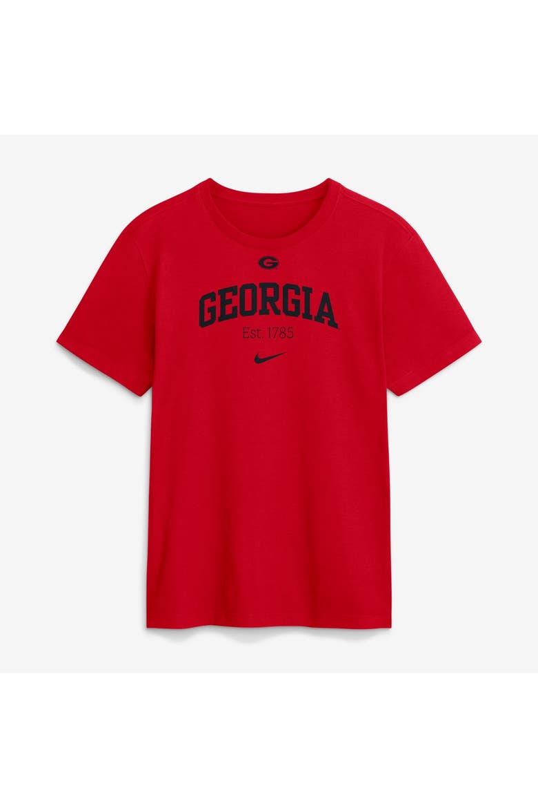 Men's Nike Red Georgia Bulldogs Academic Arch T-Shirt, Main, color, Red