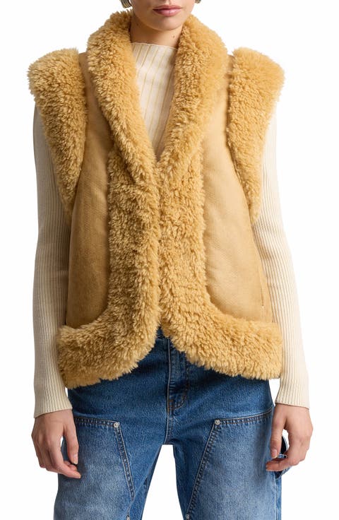 Faux Shearling Vest