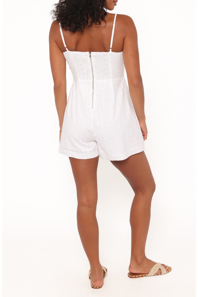Reesa Pointelle Romper, Alternate, color, WHITE EMBROIDERY