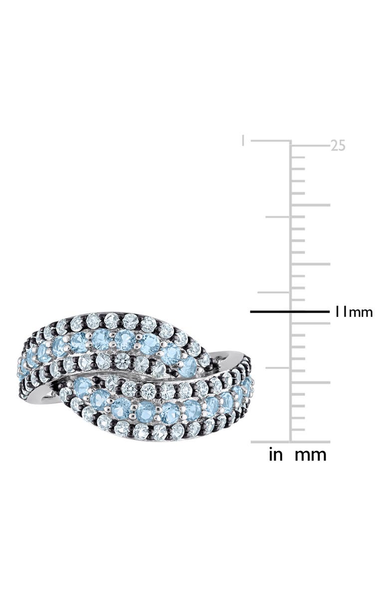 DELMAR Sky & Swiss Blue Topaz Ring, Alternate, color, Blue
