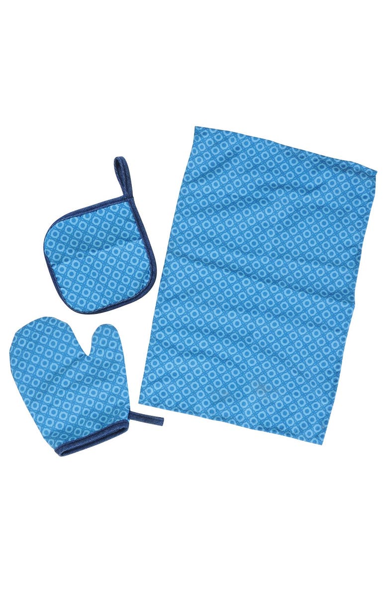 Kaplan Early Learning Company Lil' Cooks Chef Apron and Accessories Set, Alternate, color, Blue