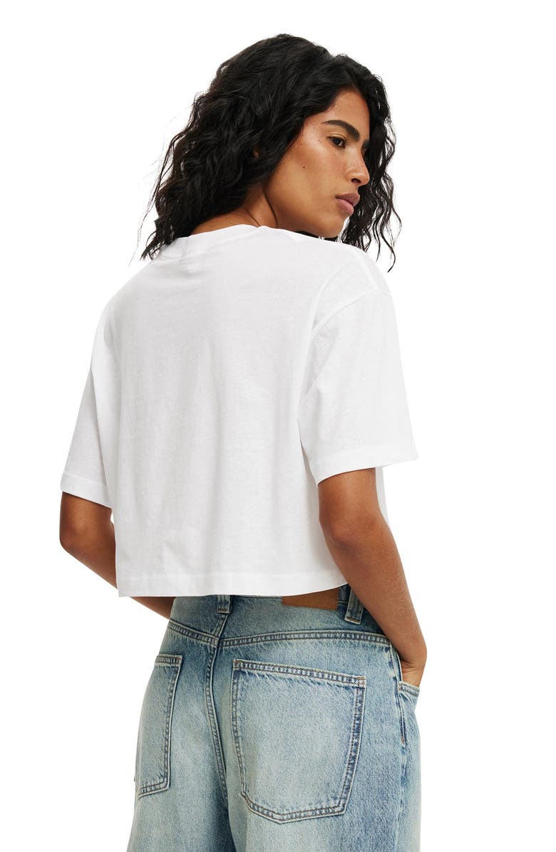 Cotton On Women's Lcn Cropped Boxy Graphic Tee, Alternate, color, 