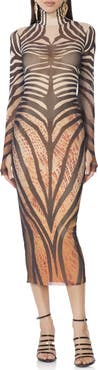 AFRM Shailene Turtleneck Midi Dress