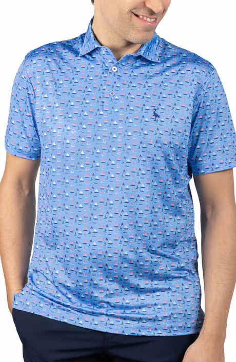 TailorByrd One the Sea Print Performance Polo